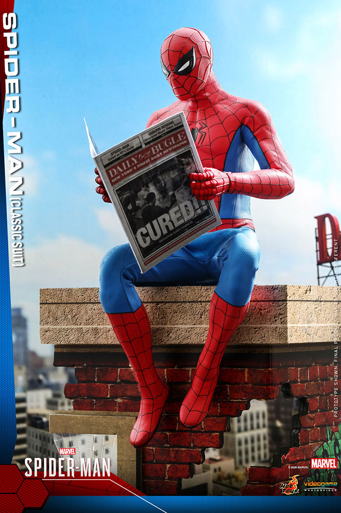 【お一人様1点限り】Marvel's Spider-Man/ ビデオゲーム・マスターピース 1/6 フィギュア: スパイダーマン クラシックスーツ ver - イメージ画像3