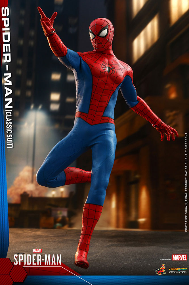 【お一人様1点限り】Marvel's Spider-Man/ ビデオゲーム・マスターピース 1/6 フィギュア: スパイダーマン クラシックスーツ ver - イメージ画像6