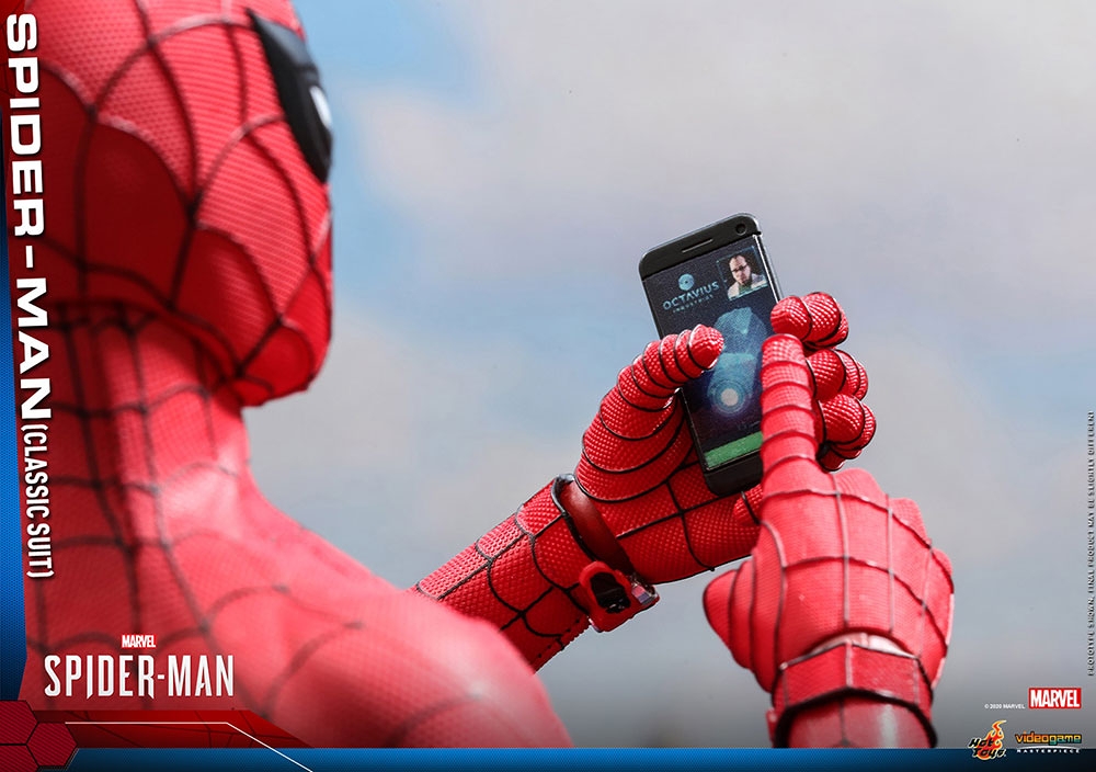 【お一人様1点限り】Marvel's Spider-Man/ ビデオゲーム・マスターピース 1/6 フィギュア: スパイダーマン クラシックスーツ ver - イメージ画像9
