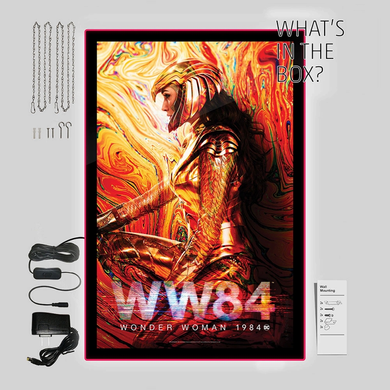 Wonder Woman 1984 ワンダーウーマン LED ポスターサイン ウォールライト - イメージ画像4