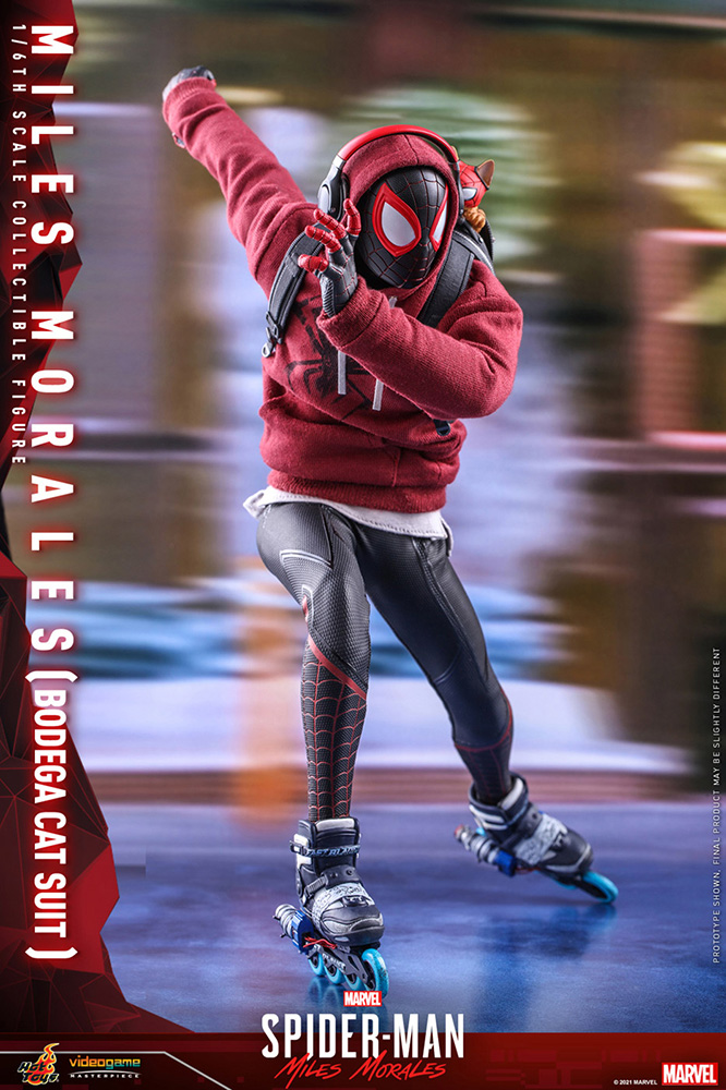 【お一人様1点限り】Marvel's Spider-Man Miles Morales/ ビデオゲーム・マスターピース 1/6 フィギュア: スパイダーマン マイルス・モラレス ボデガキャットスーツ ver - イメージ画像13