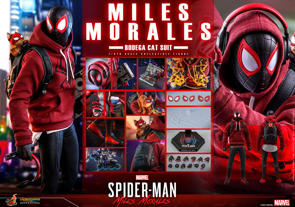 【お一人様1点限り】Marvel's Spider-Man Miles Morales/ ビデオゲーム・マスターピース 1/6 フィギュア: スパイダーマン マイルス・モラレス ボデガキャットスーツ ver - イメージ画像19