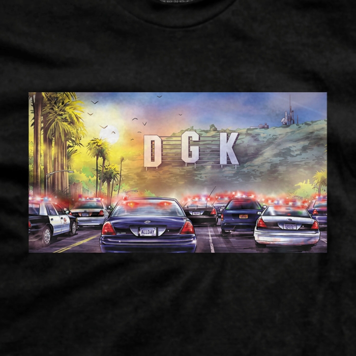 DGK/ チェイス Tシャツ ブラック US Mサイズ - イメージ画像2