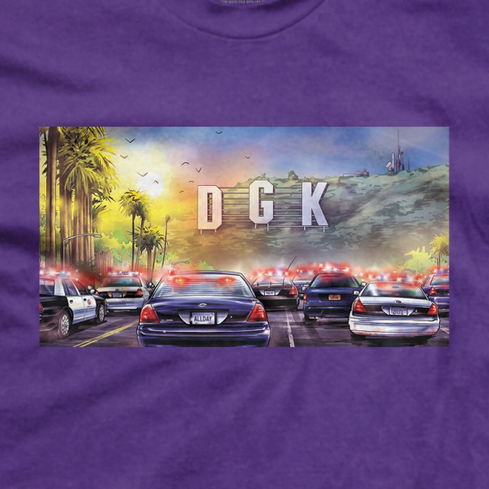 DGK/ チェイス Tシャツ パープル US XLサイズ - イメージ画像2