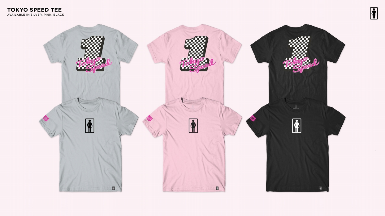 Girl Skateboards × サンリオ/ トーキョースピード Tシャツ（ピンク）: US Mサイズ - イメージ画像2