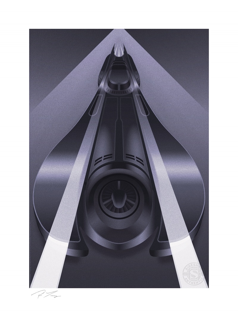 バットマン 1989 ティム・バートン/ バットモービル by ファブレッドクリエイティブ アートプリント - イメージ画像1