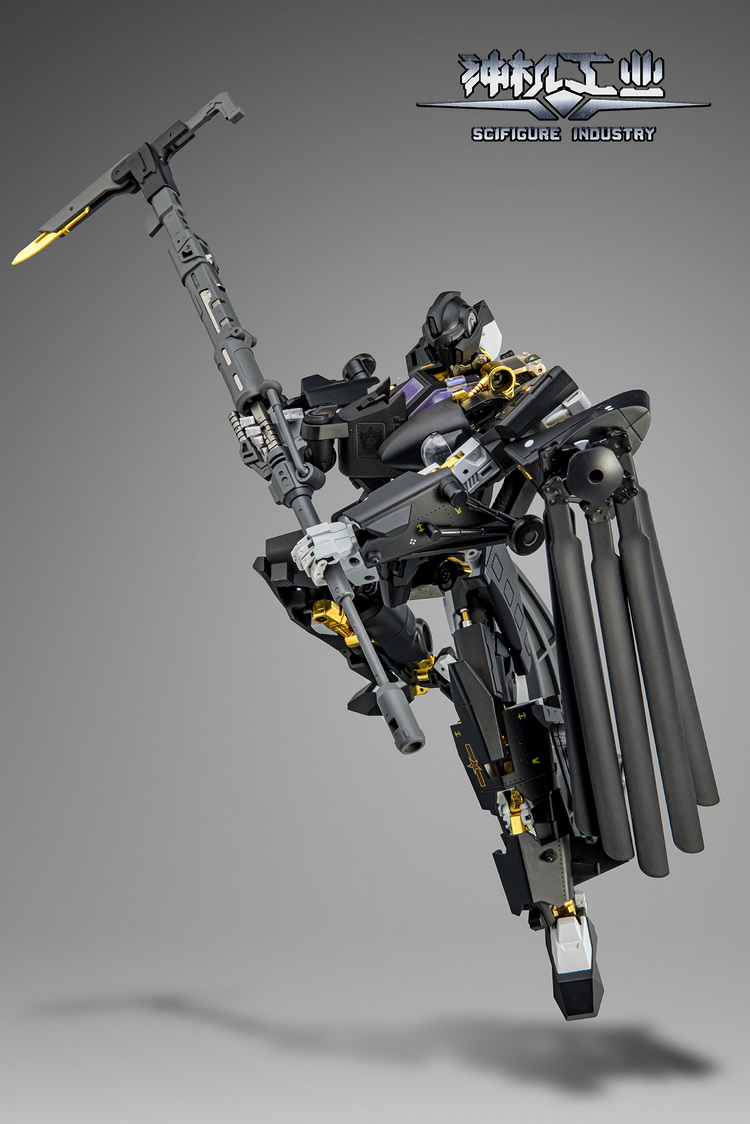 【お取り寄せ品】神機工業/ CS-02 武装ヘリコプター 10型 暗鴞 アクションフィギュア - イメージ画像4