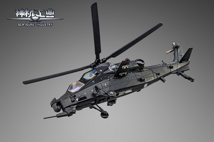 【お取り寄せ品】神機工業/ CS-02 武装ヘリコプター 10型 暗鴞 アクションフィギュア - イメージ画像6