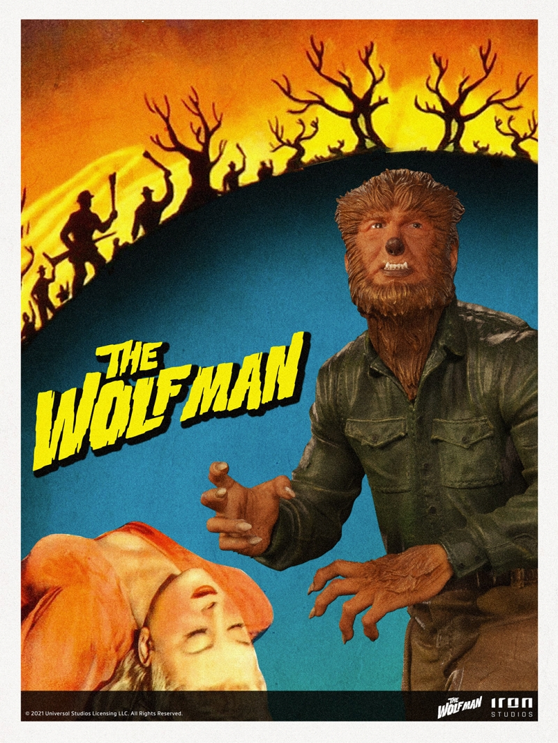 ユニバーサルモンスター/ 狼男 The Wolf Man: ローレンス・タルボット 1/10 アートスケール スタチュー - イメージ画像12