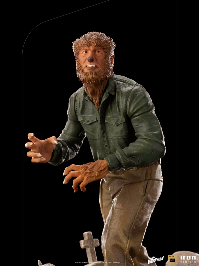 ユニバーサルモンスター/ 狼男 The Wolf Man: ローレンス・タルボット 1/10 DX アートスケール スタチュー - イメージ画像8