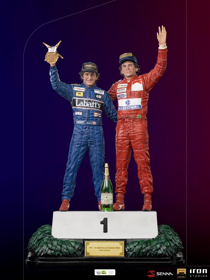 アラン・プロスト＆アイルトン・セナ 1993 オーストラリアGP ラストポディウム 1/10 DX アートスケール スタチュー/ スポーツ/  アイアンスタジオ - イメージ画像18 - 映画・アメコミ・ゲーム フィギュア・グッズ・Tシャツ通販