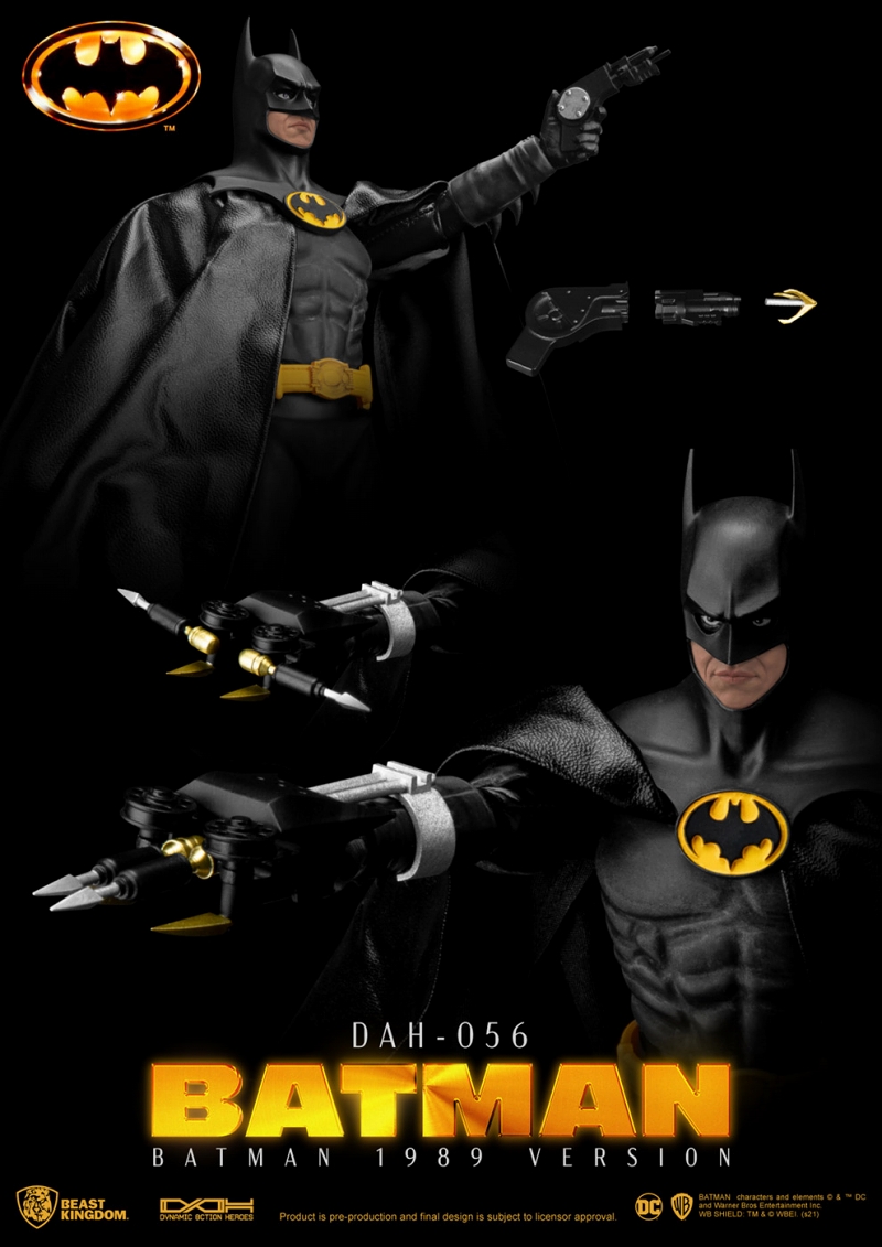 ダイナミックアクションヒーローズ/ BATMAN 1989: バットマン 1/9 アクションフィギュア - イメージ画像7