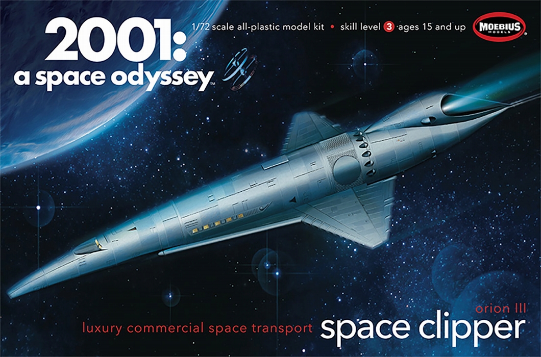 2001年宇宙の旅/ スペースクリッパー オリオン号 1/72 プラモデルキット - イメージ画像1