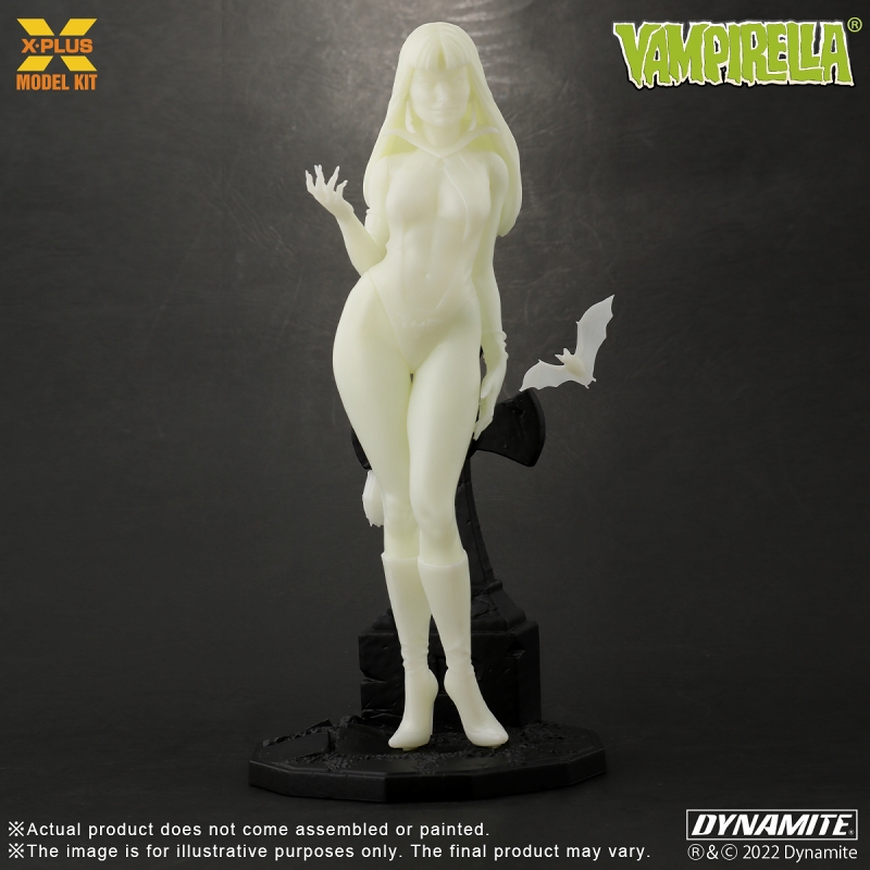 Vampirella/ ヴァンピレラ 1/8 プラモデルキット 蓄光 ver - イメージ画像1
