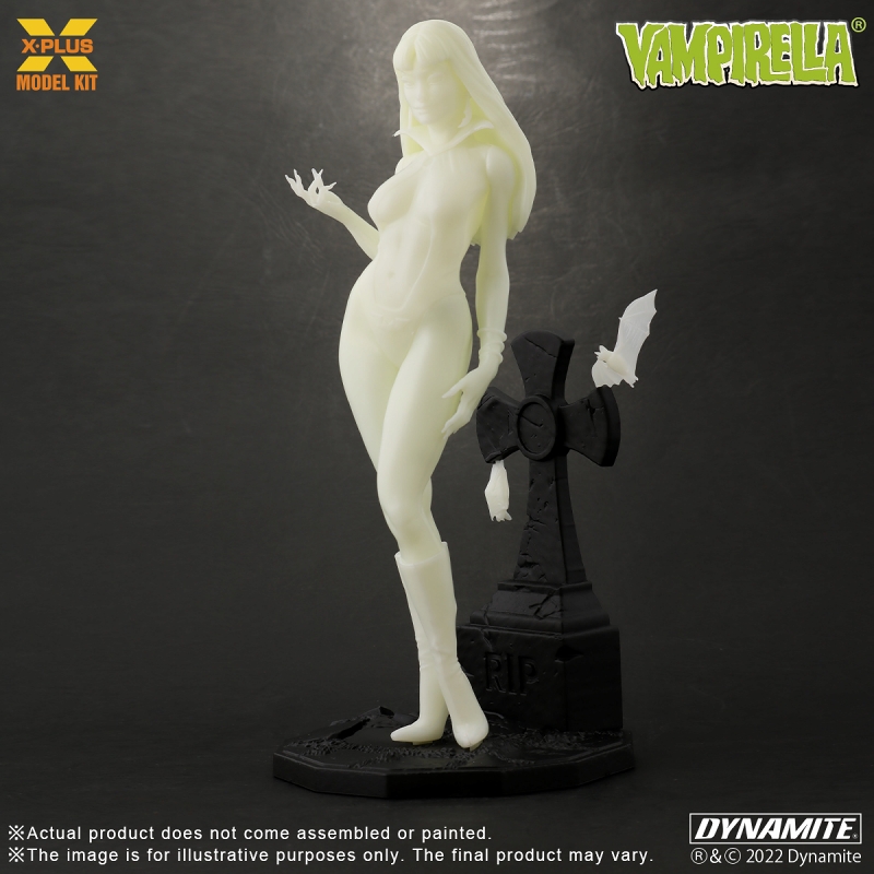 Vampirella/ ヴァンピレラ 1/8 プラモデルキット 蓄光 ver - イメージ画像5