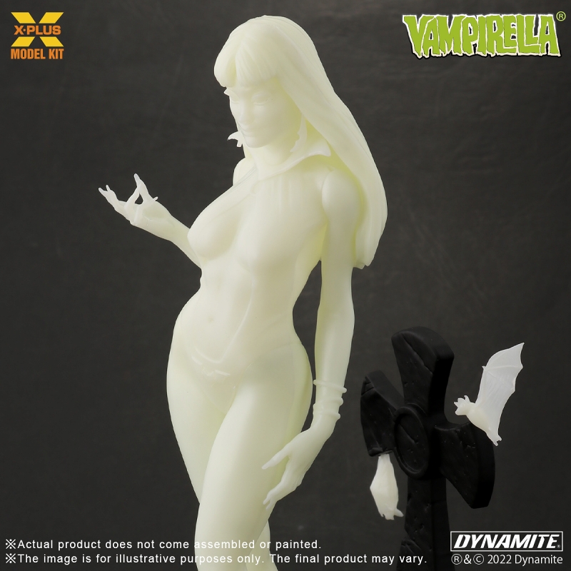 Vampirella/ ヴァンピレラ 1/8 プラモデルキット 蓄光 ver - イメージ画像6