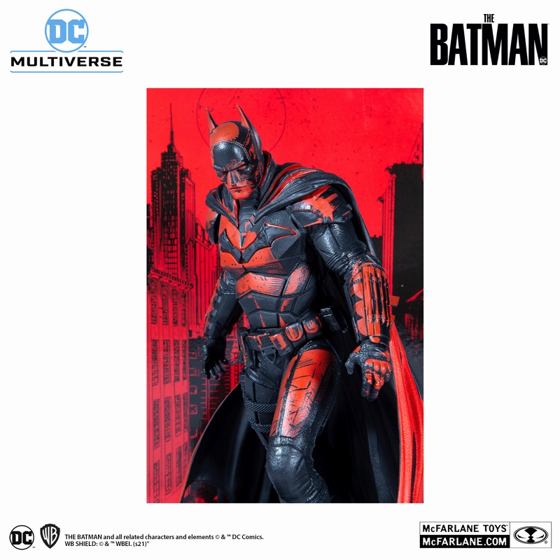DCマルチバース/ THE BATMAN -ザ・バットマン-: バットマン 12インチ ポーズドスタチュー - 映画・アメコミ・ゲーム  フィギュア・グッズ・Tシャツ通販