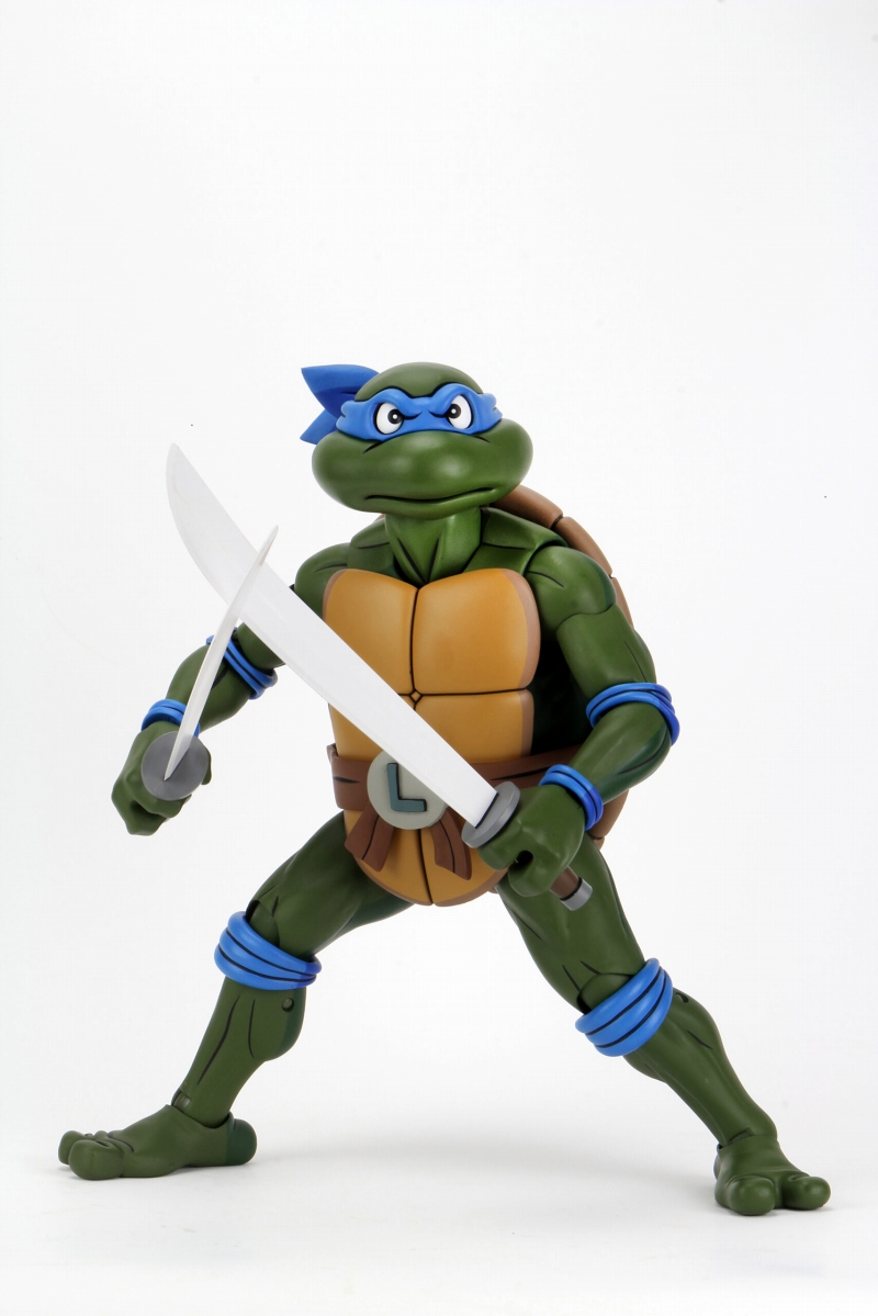 豆魚雷限定】TMNT Cartoon animation/ レオナルド 1/4 アクション