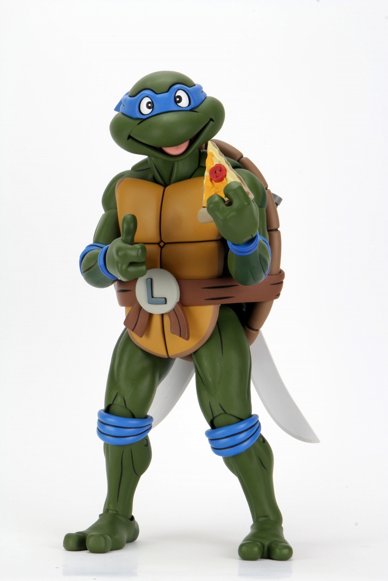 【豆魚雷限定】TMNT Cartoon animation/ レオナルド 1/4 アクションフィギュア - イメージ画像9