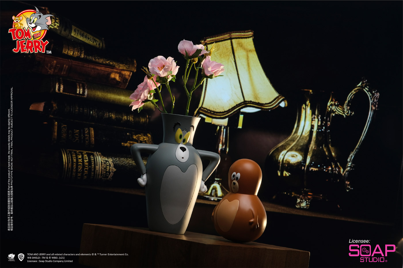 トムとジェリー/ トム＆ジェリー ヘンテコスタイル 花瓶＆ローリーポーリー フィギュア - イメージ画像8