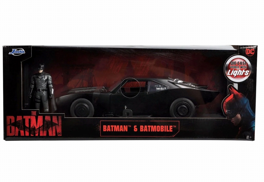 【海外版/ショートの可能性あり】THE BATMAN -ザ・バットマン-/ バットモービル＆バットマン 1/18 ダイキャストビークル - イメージ画像19