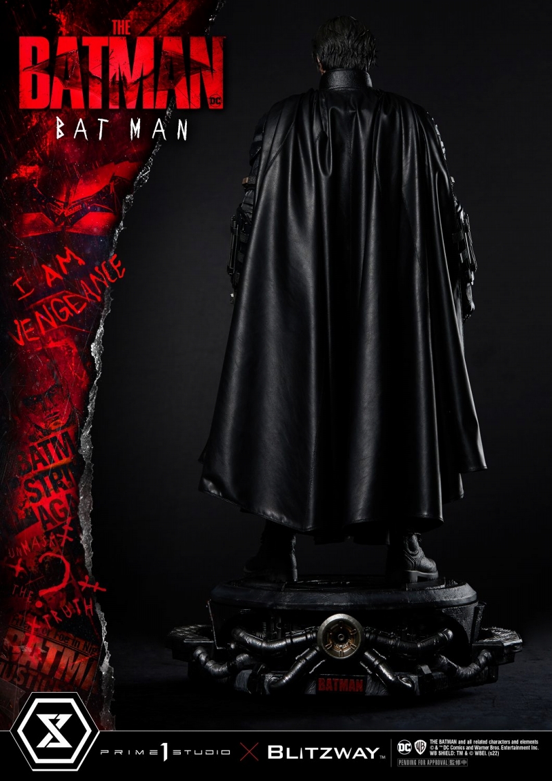 【内金確認後のご予約確定】【来店受取不可】ミュージアムマスターライン/ THE BATMAN -ザ・バットマン-: バットマン 1/3 スタチュー - イメージ画像23
