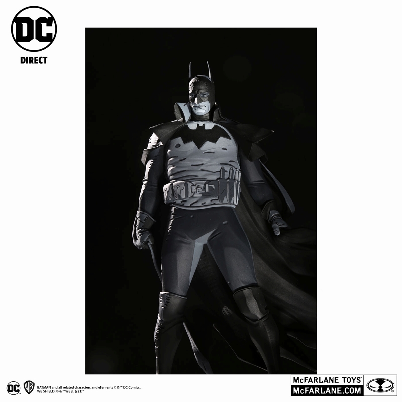 バットマン ブラック＆ホワイト/ Gotham by Gaslight: バットマン by マイク・ミニョーラ スタチュー - イメージ画像3