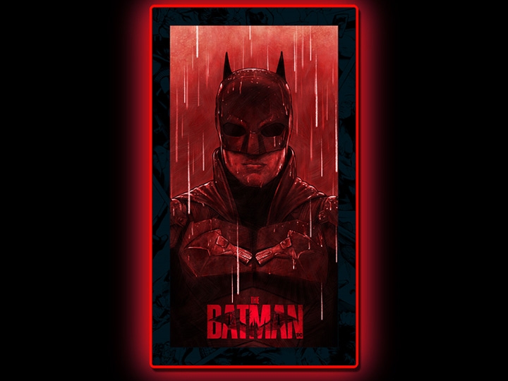THE BATMAN -ザ・バットマン-/ Vengeance #3 LED ミニポスターサイン ウォールライト - イメージ画像1