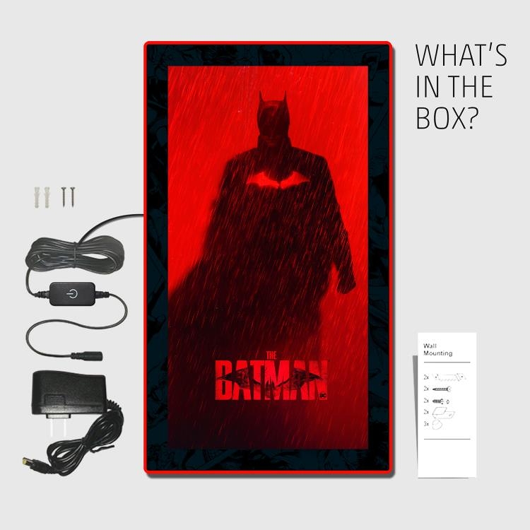 THE BATMAN -ザ・バットマン-/ Vengeance #4 LED ミニポスターサイン ウォールライト - イメージ画像4