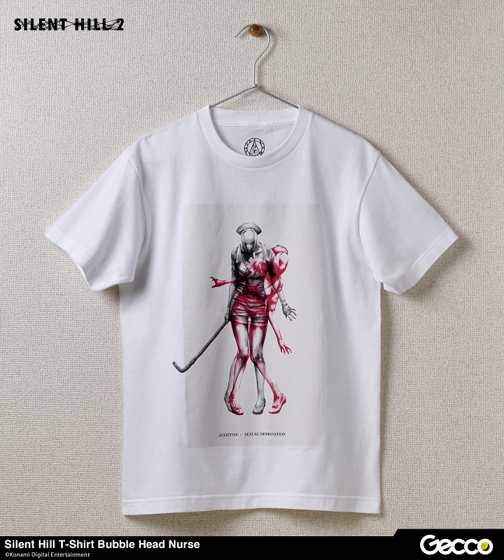 Gecco ライフマニアックス/ Tシャツ サイレントヒル: バブルヘッドナース ホワイト サイズXL - イメージ画像1