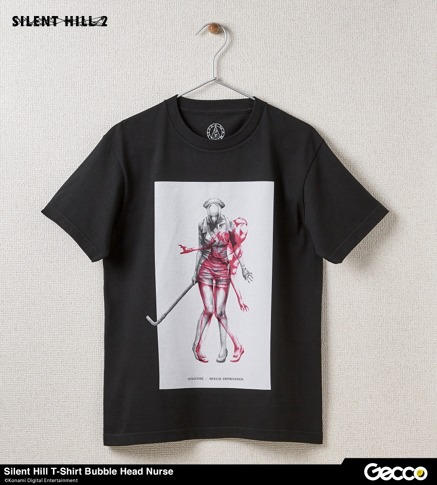Gecco ライフマニアックス/ Tシャツ サイレントヒル: バブルヘッドナース ブラック サイズS - イメージ画像1