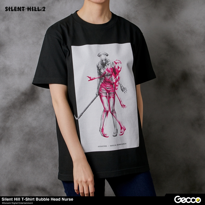 Gecco ライフマニアックス/ Tシャツ サイレントヒル: バブルヘッドナース ブラック サイズM - イメージ画像7