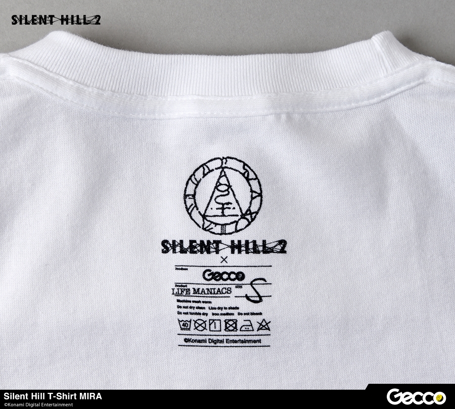 Gecco ライフマニアックス/ Tシャツ サイレントヒル: MIRA ホワイト サイズS - イメージ画像3