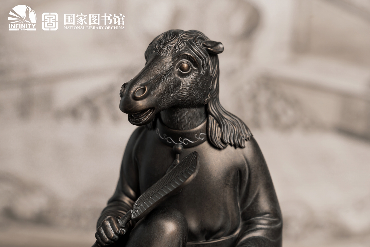 円明園 十二生肖獣首銅像 馬 1/6 スタチュー - イメージ画像12