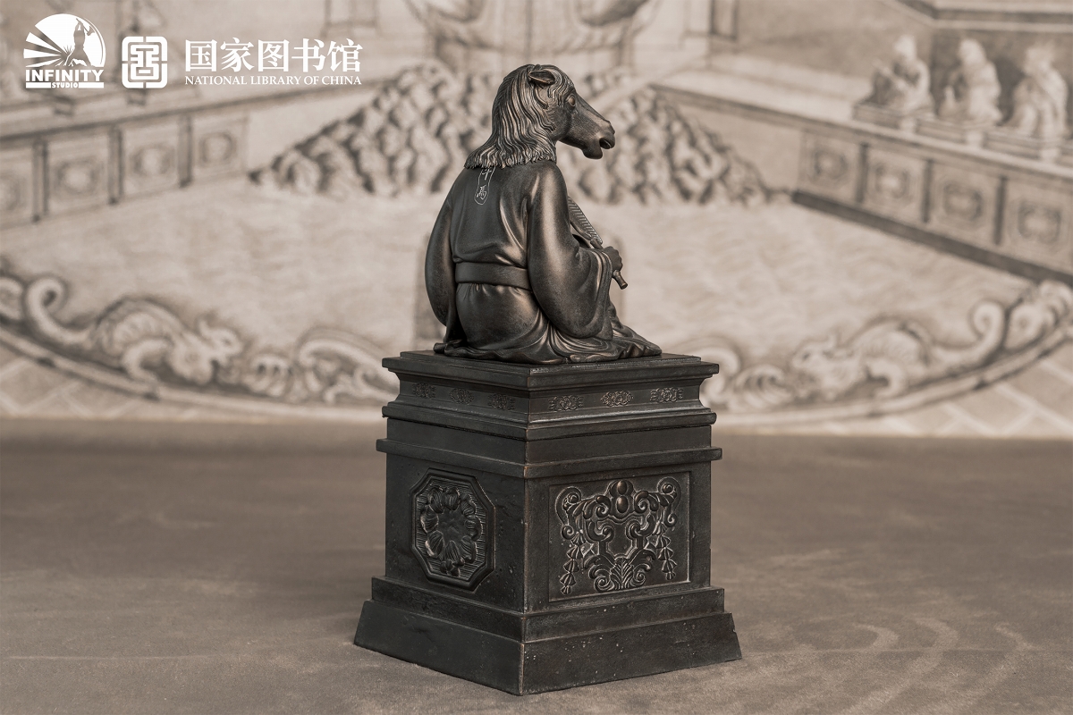 円明園 十二生肖獣首銅像 馬 1/6 スタチュー - イメージ画像3