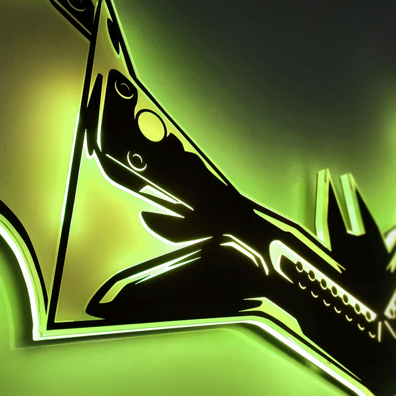 THE BATMAN -ザ・バットマン-/ Vengeance シンボル LED ウォールライト - イメージ画像7