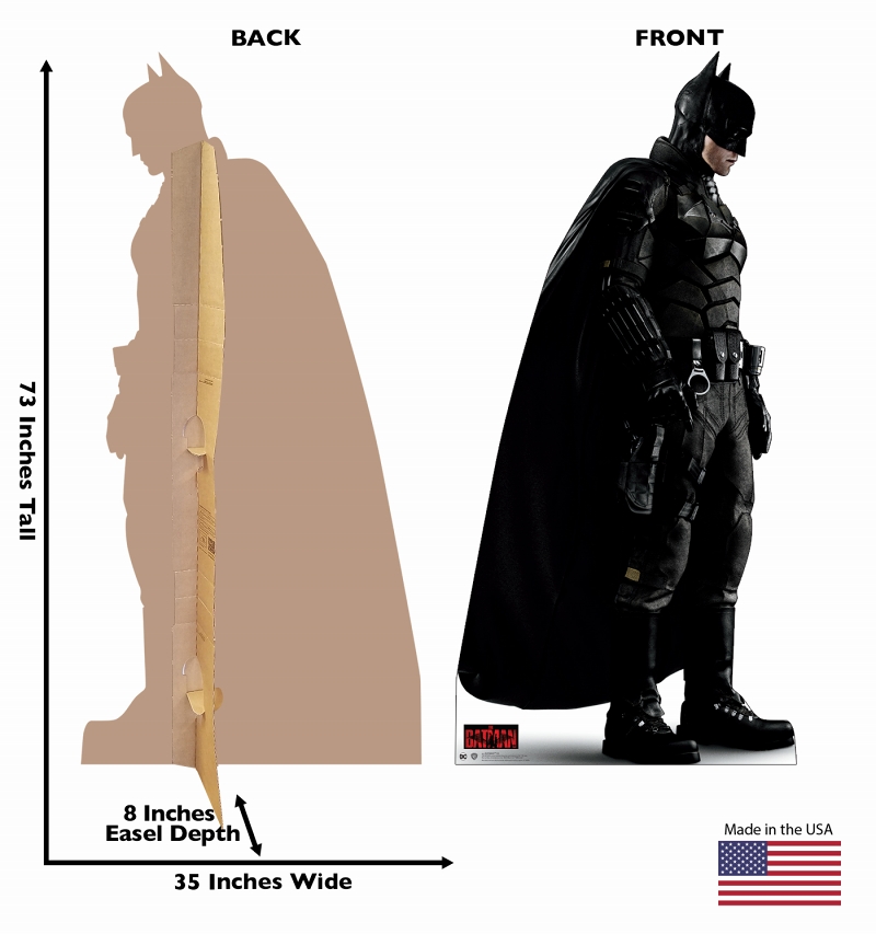 DC HEROES THE BATMAN POSE LIFE-SIZE STANDEE - イメージ画像2