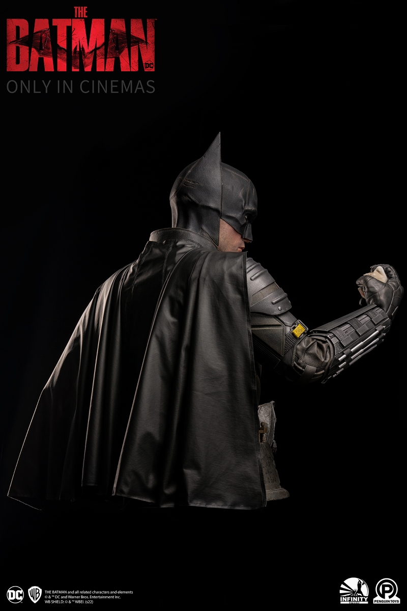 【銀行振込・クレジットカードによる全額前払いのみ】【来店受取不可】【送料無料】THE BATMAN -ザ・バットマン-/ バットマン ライフサイズ バスト - イメージ画像6