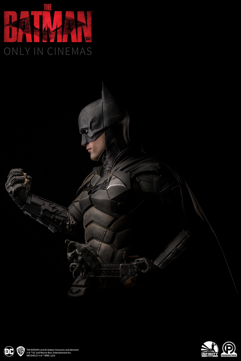 【銀行振込・クレジットカードによる全額前払いのみ】【来店受取不可】【送料無料】THE BATMAN -ザ・バットマン-/ バットマン ライフサイズ バスト - イメージ画像7