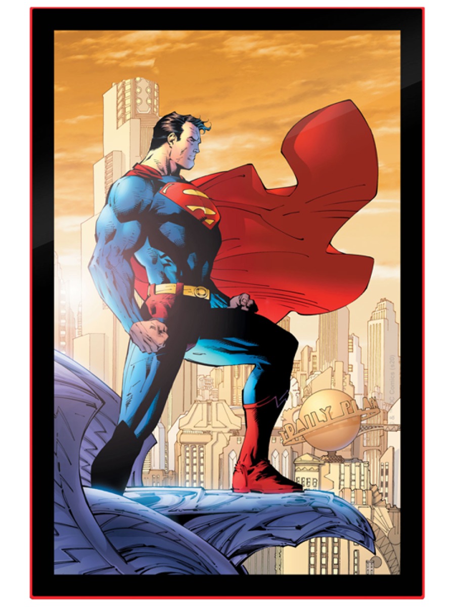 Superman #204 by ジム・リー LED ポスターサイン ウォールライト - イメージ画像5