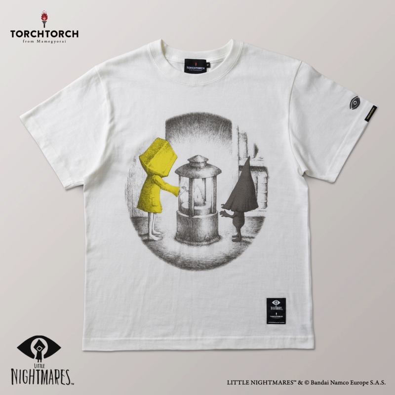 リトルナイトメア × TORCH TORCH/ シックスとノームのTシャツ バニラホワイト サイズL - イメージ画像1