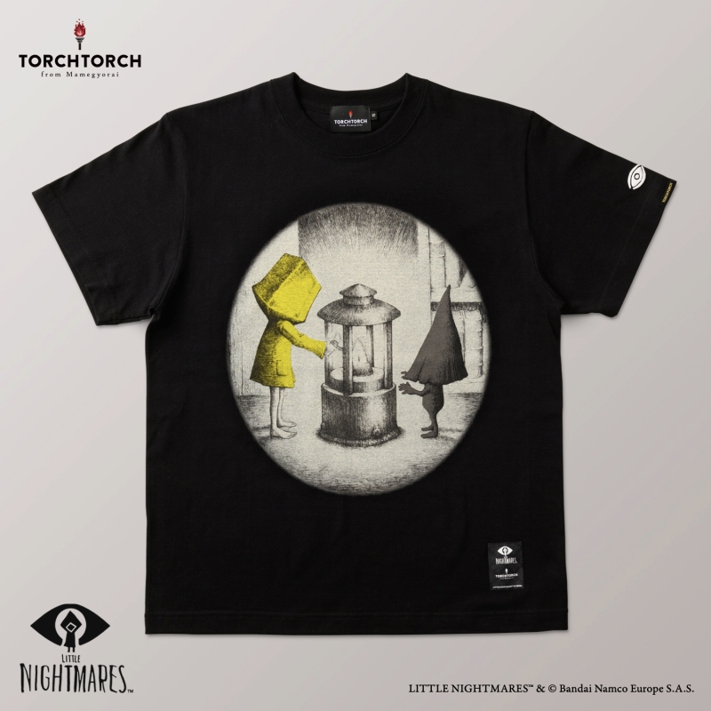 リトルナイトメア × TORCH TORCH/ シックスとノームのTシャツ ブラック サイズS - イメージ画像1