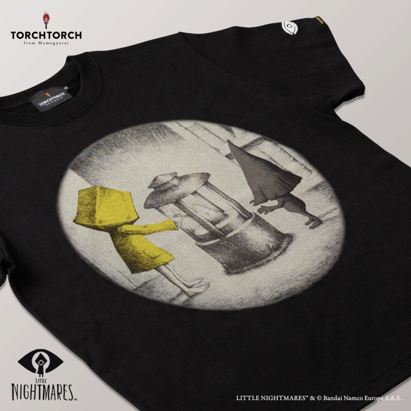 リトルナイトメア × TORCH TORCH/ シックスとノームのTシャツ ブラック サイズS - イメージ画像2