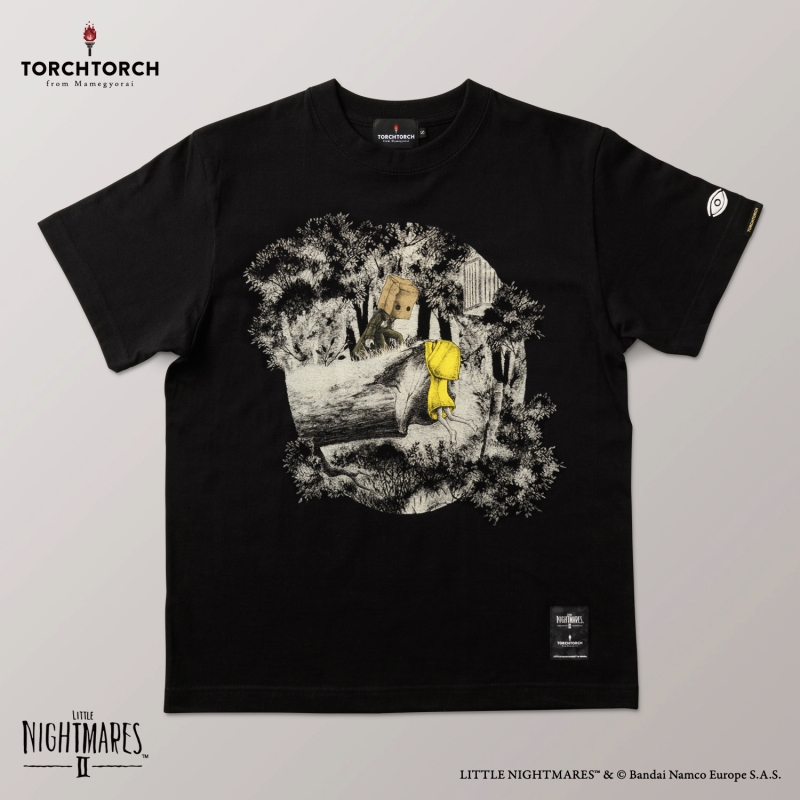 リトルナイトメア2 × TORCH TORCH/ モノとシックスのTシャツ ブラック サイズS - イメージ画像1