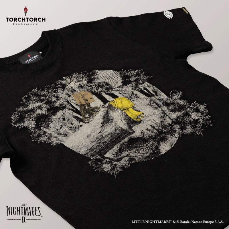 リトルナイトメア2 × TORCH TORCH/ モノとシックスのTシャツ ブラック サイズS - イメージ画像2