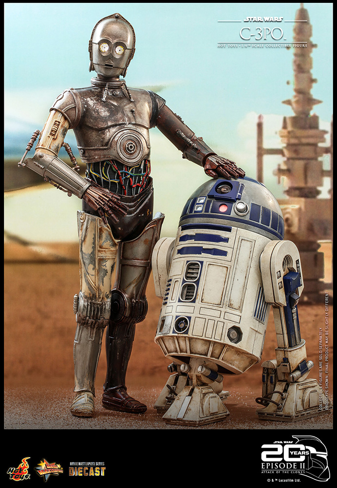 【お一人様1点限り】スターウォーズ/ ムービー・マスターピース ダイキャスト 1/6 フィギュア: C-3PO クローンの攻撃 ver - イメージ画像17