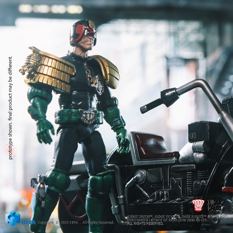 エクスクイジットミニシリーズ/ 2000 AD JUDGE DREDD: ジャッジドレッド with ローマスター MKII 1/18 アクションフィギュア セット - イメージ画像10