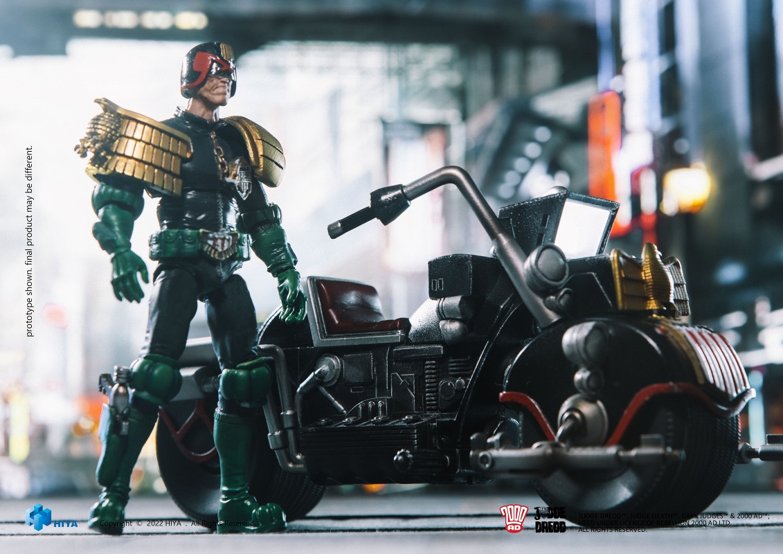 エクスクイジットミニシリーズ/ 2000 AD JUDGE DREDD: ジャッジドレッド with ローマスター MKII 1/18 アクションフィギュア セット - イメージ画像11