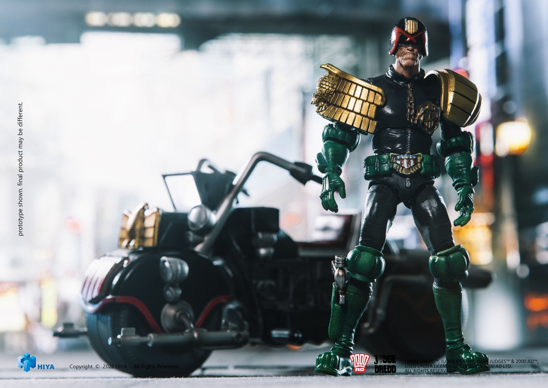 エクスクイジットミニシリーズ/ 2000 AD JUDGE DREDD: ジャッジドレッド with ローマスター MKII 1/18 アクションフィギュア セット - イメージ画像8