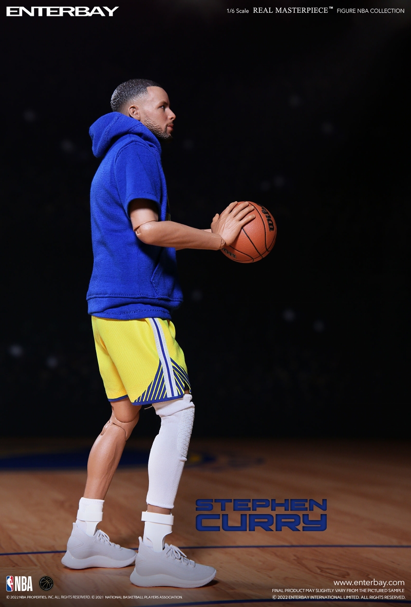 リアルマスターピース NBAコレクション/ ステフィン・カリー 1/6 コレクティブル フィギュア NEW ver - イメージ画像9